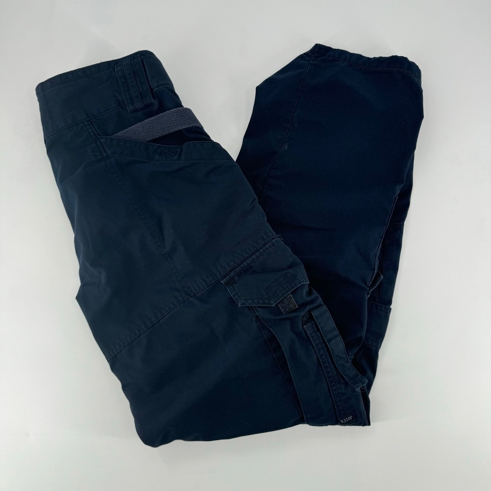 5.11 Tactical Series Mens Navy Blue‎ Cargo Pants 32x30 Utility Work Trousers